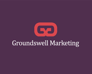 Groundswell Marketing创意市场字母标志设计欣赏