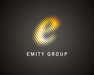 Emity指纹识别科技标志设计