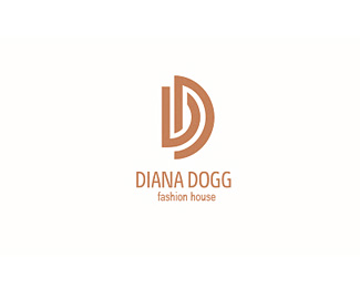 DIANA DOGG时装公司标志设计