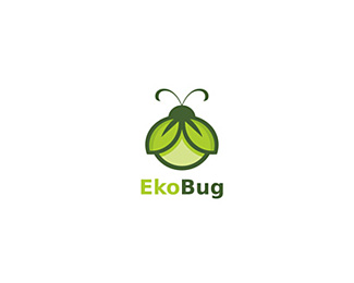 EkoBug昆虫创意标志设计欣赏