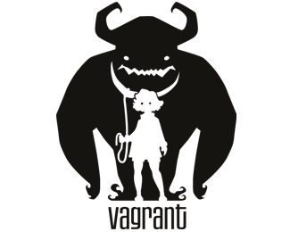 Vagrant角色扮演游戏标志设计