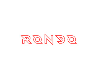 RONDO创意字母标志设计