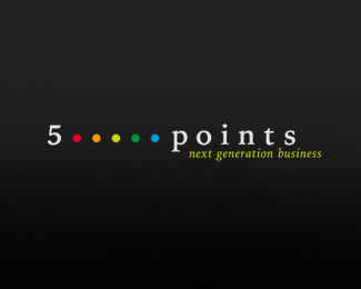 5 points5分标志设计欣赏