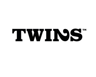 Twins双胞胎字母创意设计欣赏