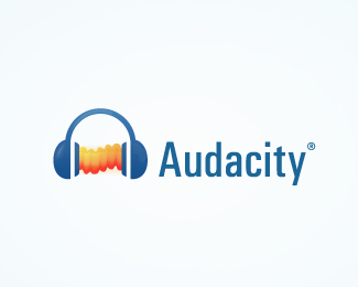 Audacity大胆音乐标志设计欣赏