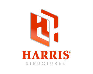 Harris哈里斯建筑结构标志设计