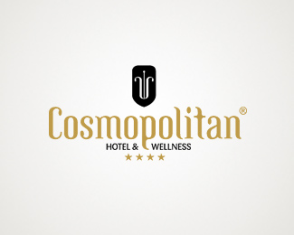 Cosmopolitan国际化酒店标志创意设计