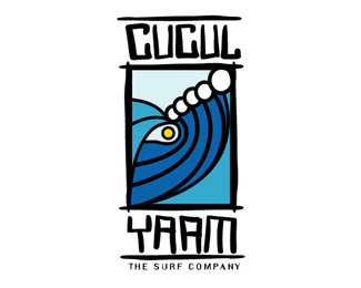 Cucul Yaam冲浪服饰公司标志设计