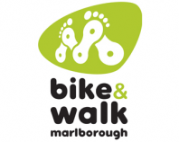 Bike Walk Marlborough马尔堡自行车、步行中心标志