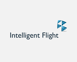 Intelligent Flight智能飞行公司标志设计